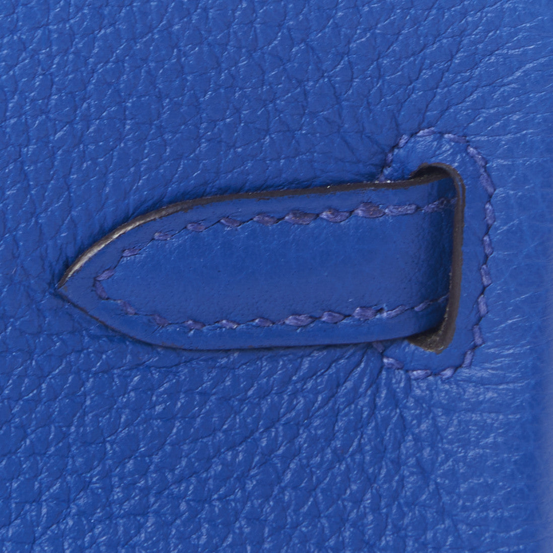 Togo Birkin 25 Bleu Electrique