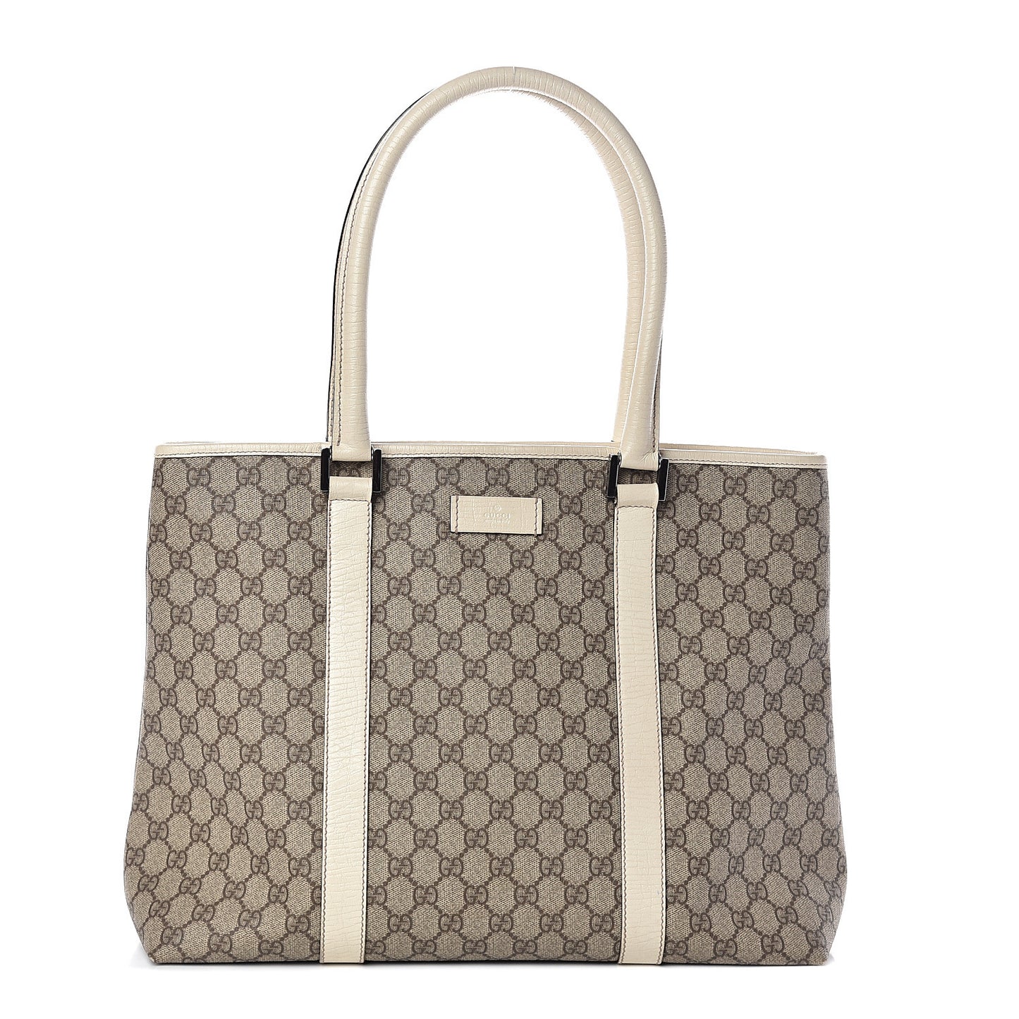 GG Plus Monogram Medium Joy Tote Off White