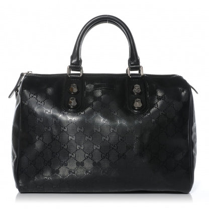 Gucci Imprime Monogram Medium Joy Stud Boston Black 1 of 9