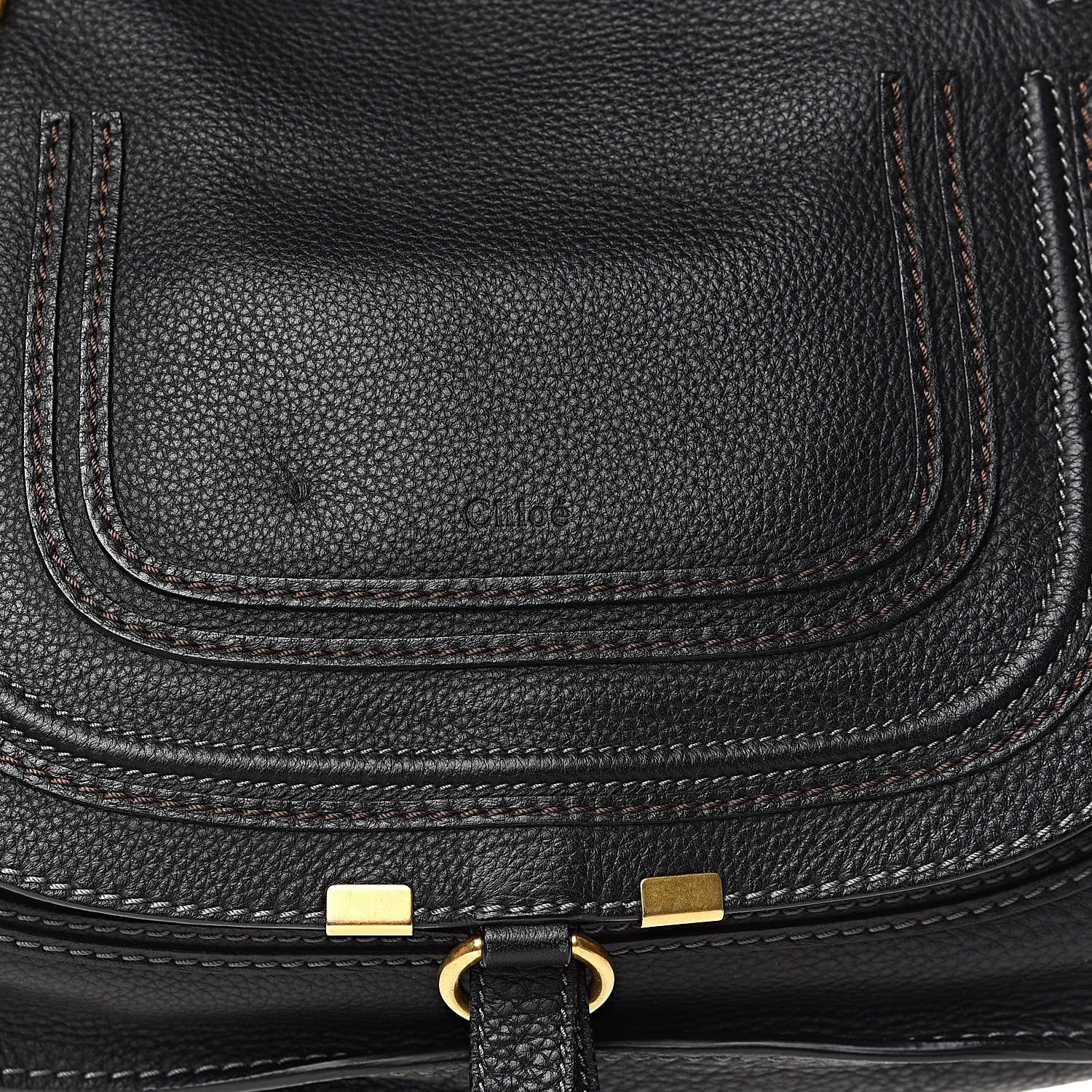 Chloe Calfskin Medium Marcie Satchel Black 12 of 12