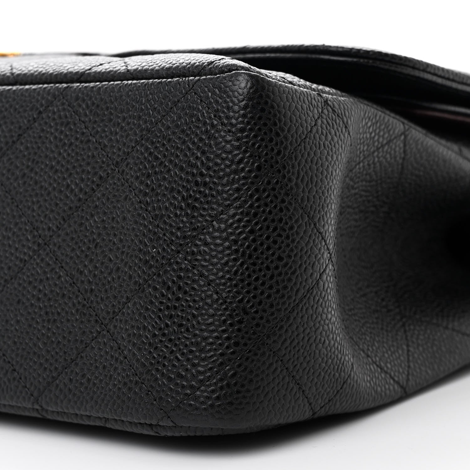 Chanel Caviar Quilted Jumbo Double Flap Black 10 of 11