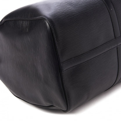 Louis Vuitton Epi Keepall 50 Black 6 of 10