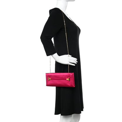 Tom Ford Silk Small Clutch With Handle Pink 2 of 10