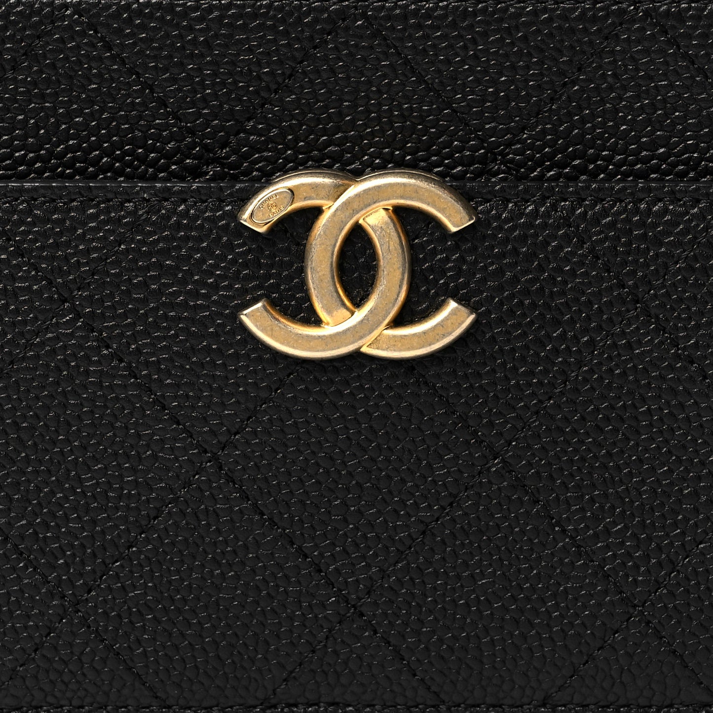 Caviar Quilted Waist Bag Black