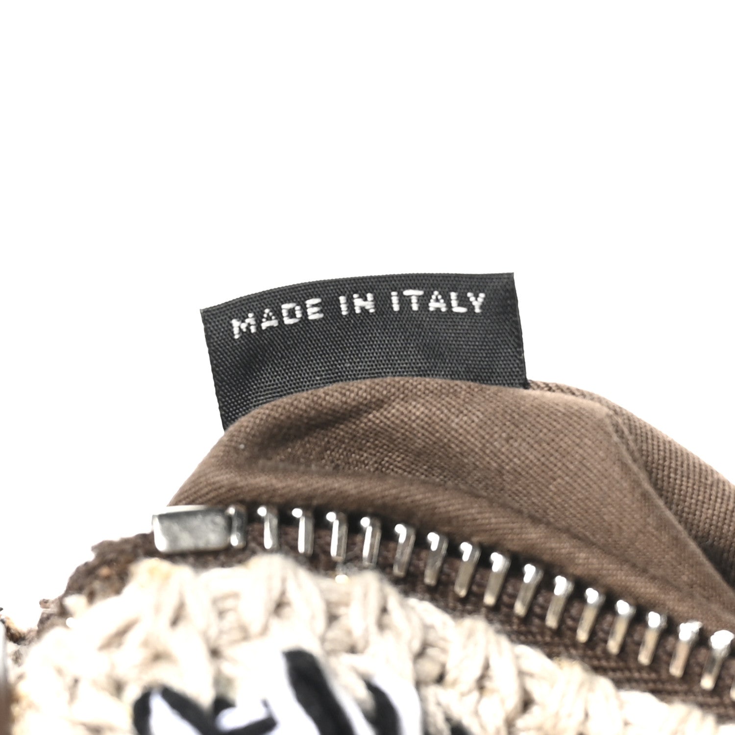 Miu Miu Fabric Crochet Mini Spirit Bag Naturale Multicolor 6 of 10