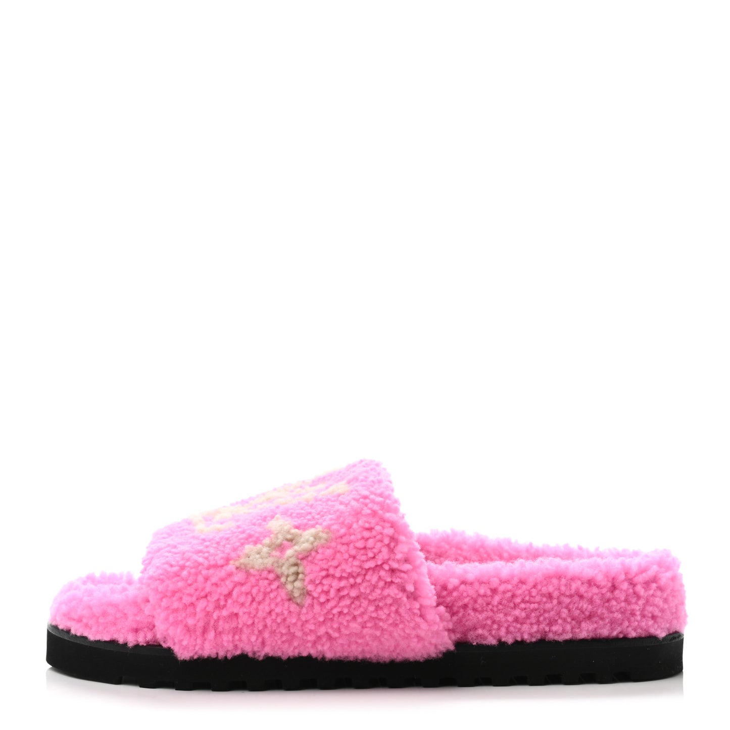 Shearling Paseo Flat Comfort Mule 38 Pink