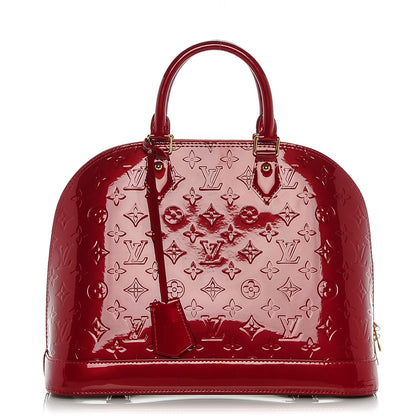 Louis Vuitton Vernis Alma MM Pomme D'Amour 1 of 7