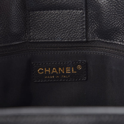 Chanel Calfskin Cerf Shopper Tote Black 6 of 9