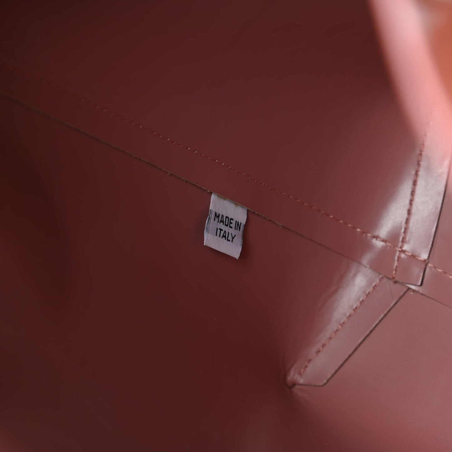 Patent Calfskin Mini Bucket Blush
