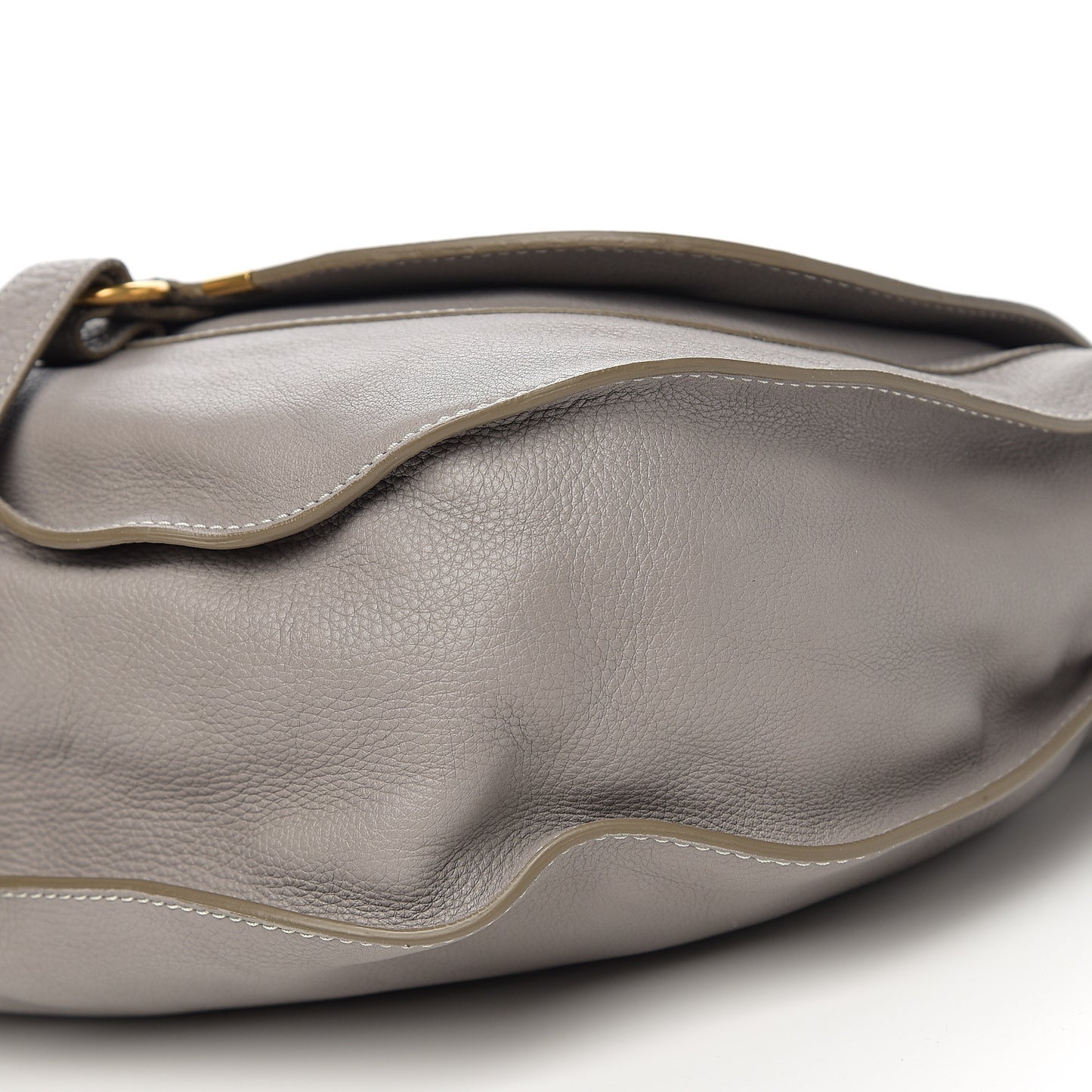 Calfskin Large Marcie Satchel Cashmere Grey