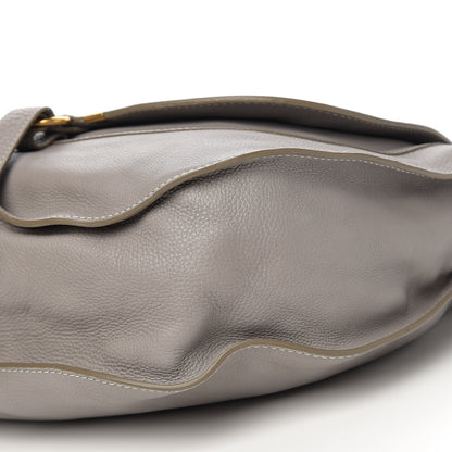 Chloe Calfskin Large Marcie Satchel Cashmere Grey 8 of 9