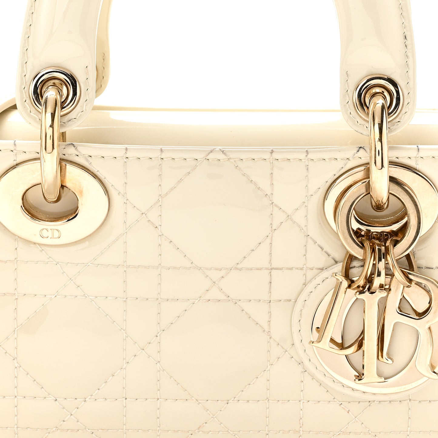 Patent Cannage Small Lady D-Joy White