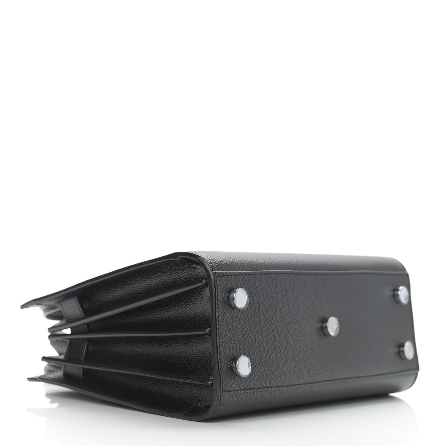 Saint Laurent Grained Calfskin Nano Sac De Jour Black 4 of 9