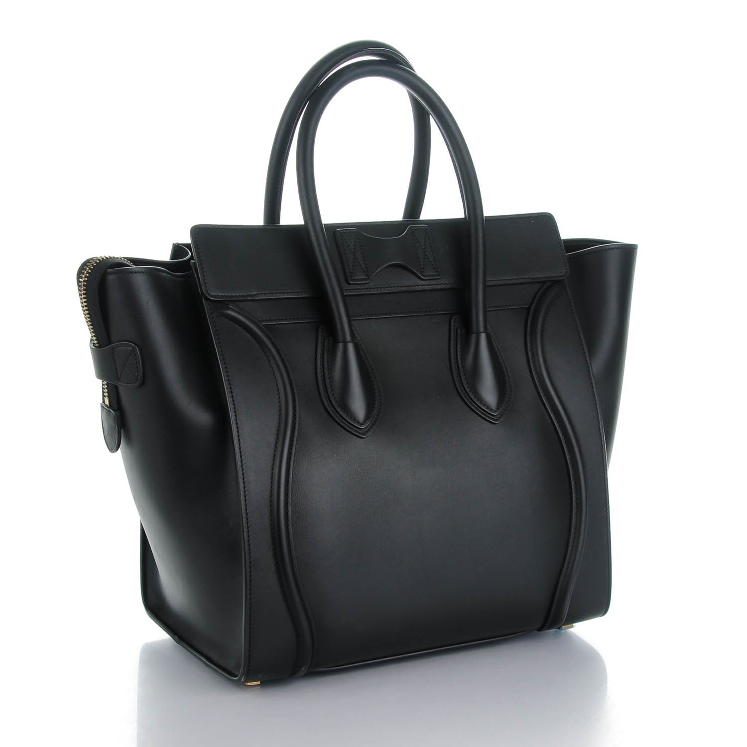 Celine Smooth Calfskin Mini Luggage Black 3 of 9
