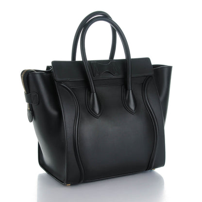 Celine Smooth Calfskin Mini Luggage Black 3 of 9
