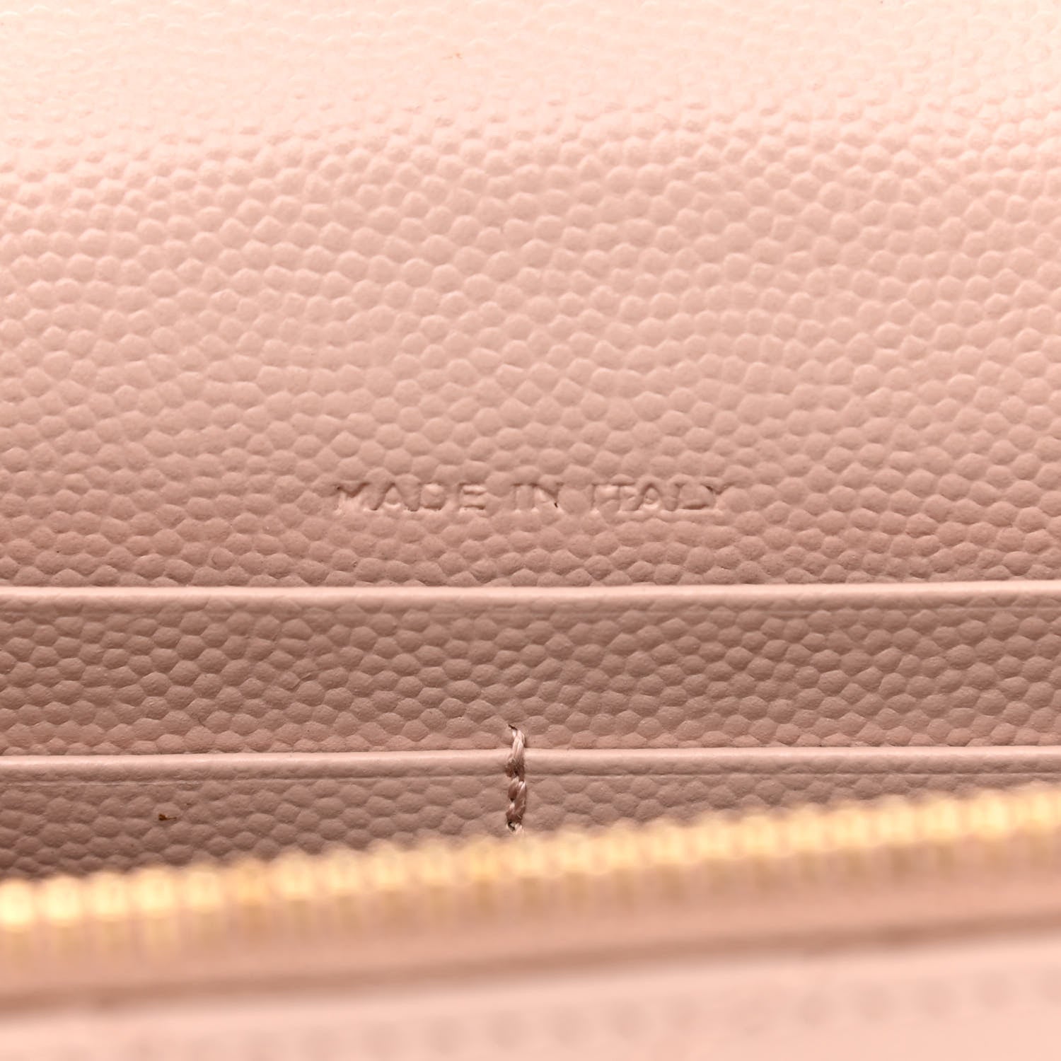Saint Laurent Grain De Poudre Matelasse Chevron Monogram Envelope Chain Wallet Pale Pink 7 of 12
