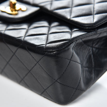 Chanel Lambskin Quilted Small Double Flap Black 8 of 14