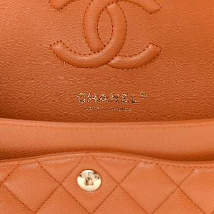 Chanel Caviar Quilted Small Double Flap Light Brown 6 of 9