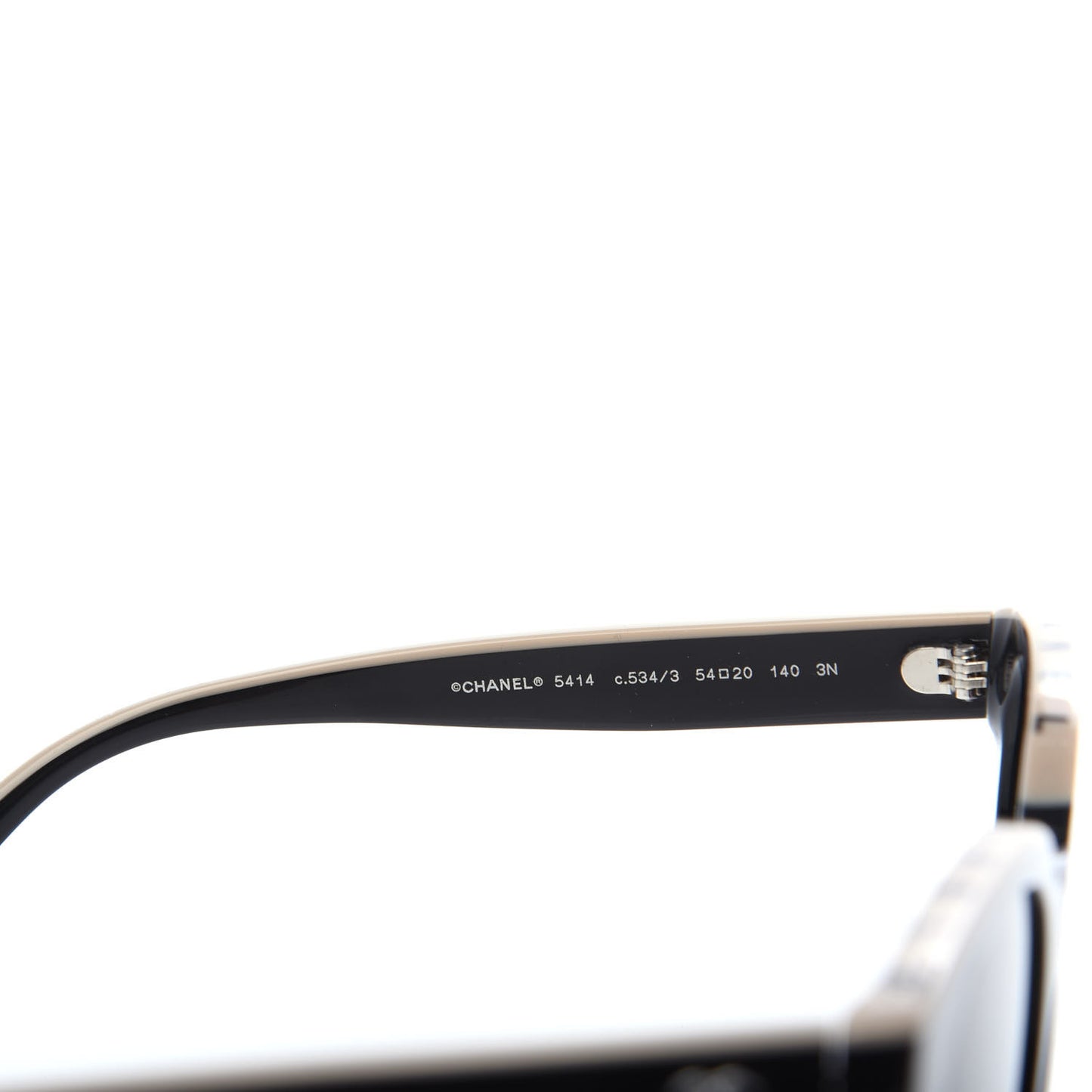 Acetate CC Butterfly Sunglasses 5414 Black Beige