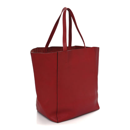 Celine Soft Grained Calfskin Medium Belt Cabas Phantom Coquelicot 3 of 16