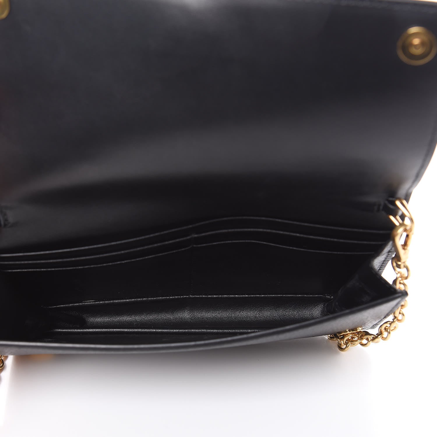 Prada Vitello Daino Mini Crossbody Bag Black 5 of 12