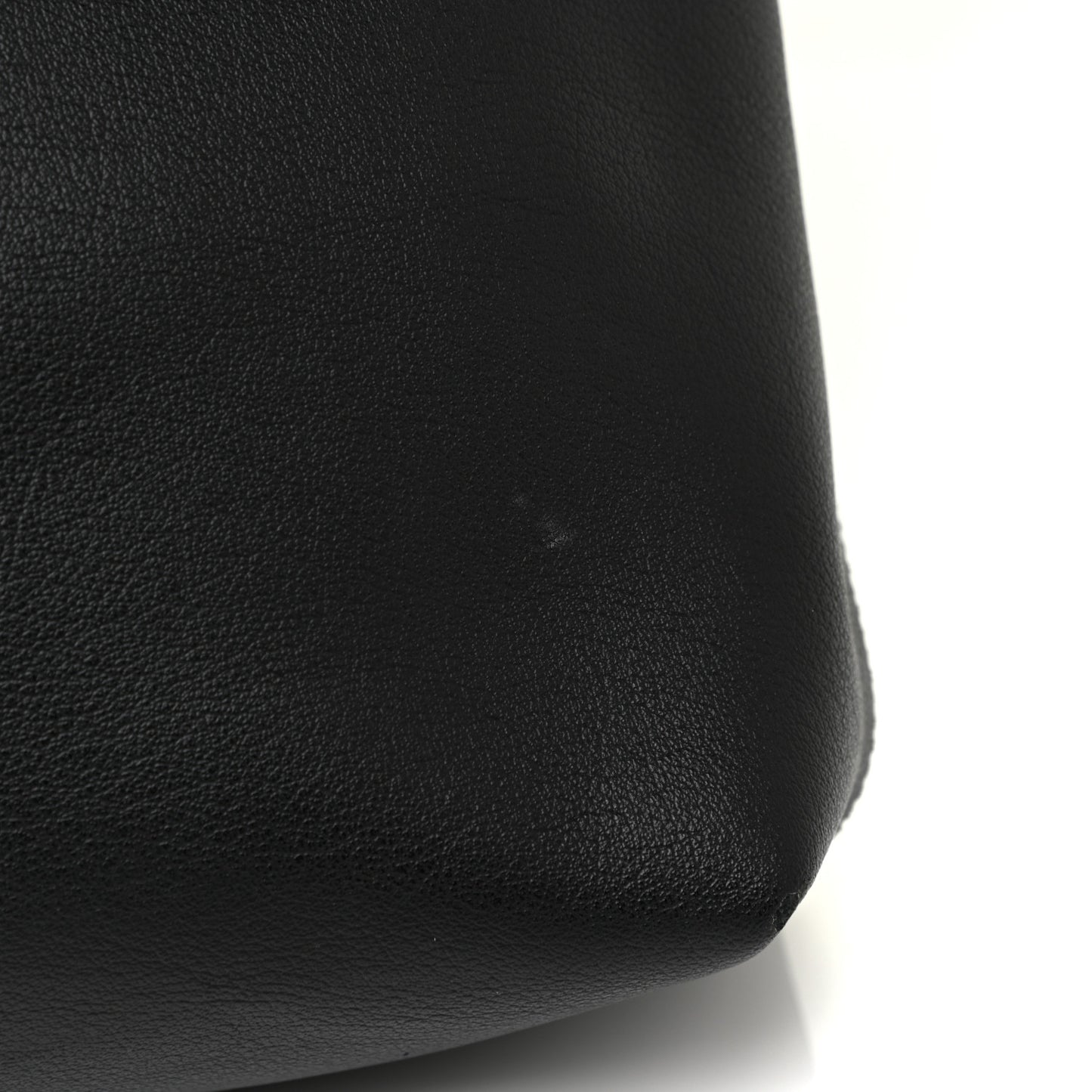 Calfskin Medium Shopping Tote Black