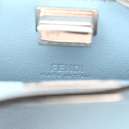 Fendi Shiny Nappa Nano Peekaboo Maxi Handle Satchel Azzurro Baby 7 of 10