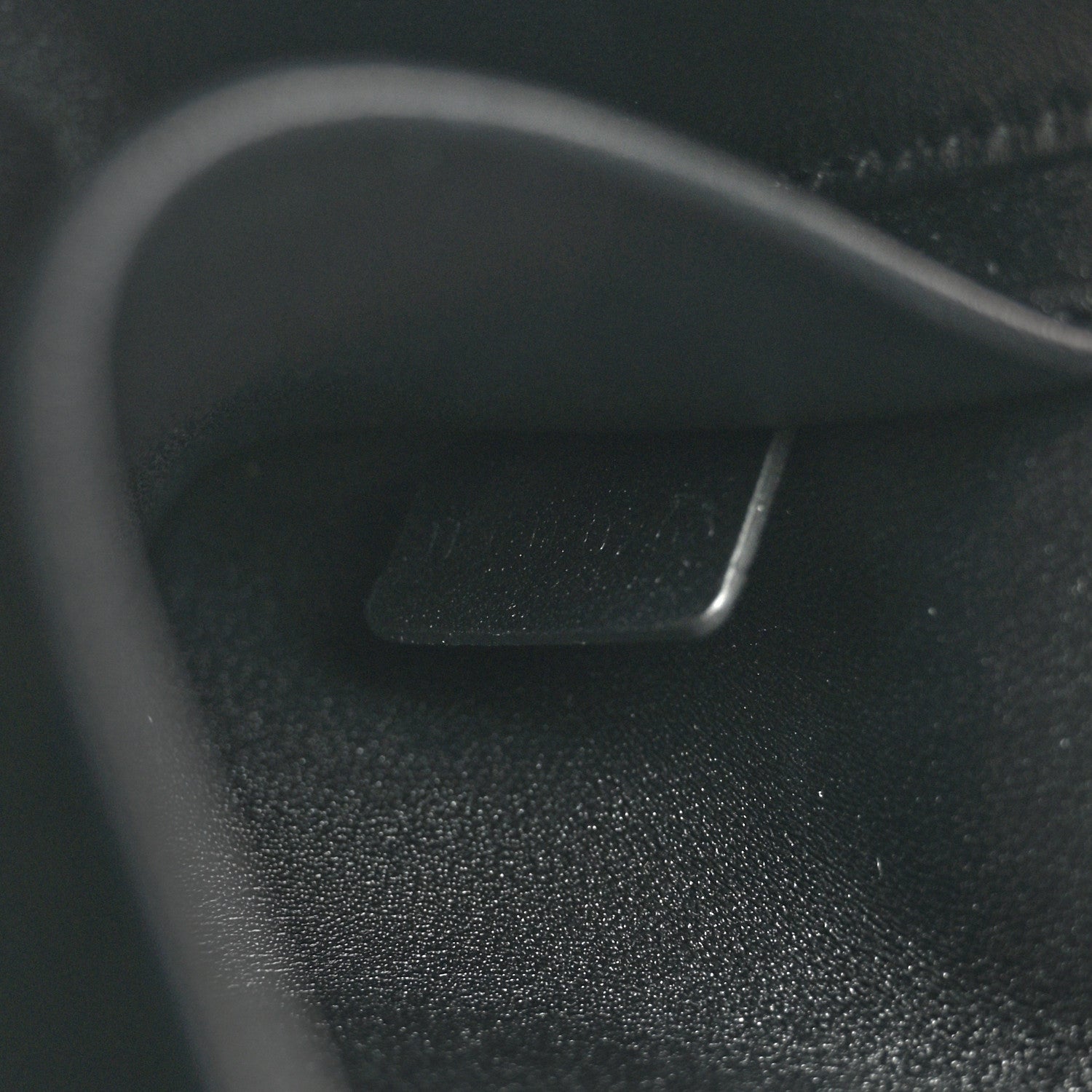 Celine Shiny Calfskin Triomphe Chain Shoulder Bag Black 7 of 11