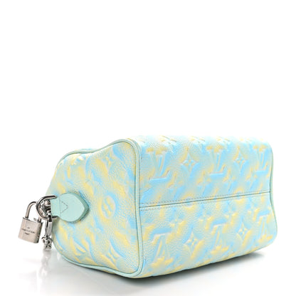 Louis Vuitton Empreinte Monogram Summer Stardust Speedy 20 Water Green 4 of 9
