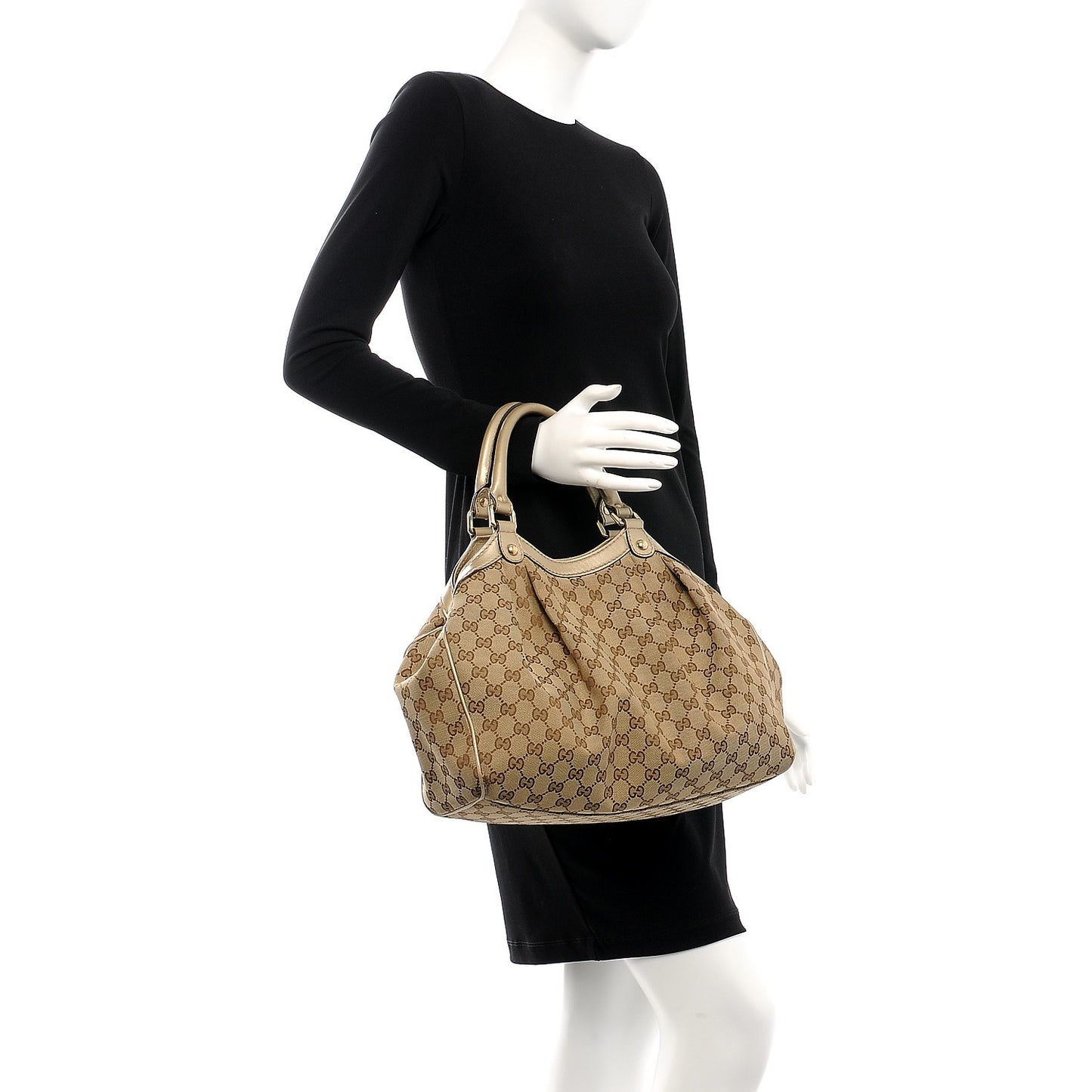 Monogram Medium Sukey Tote Champagne