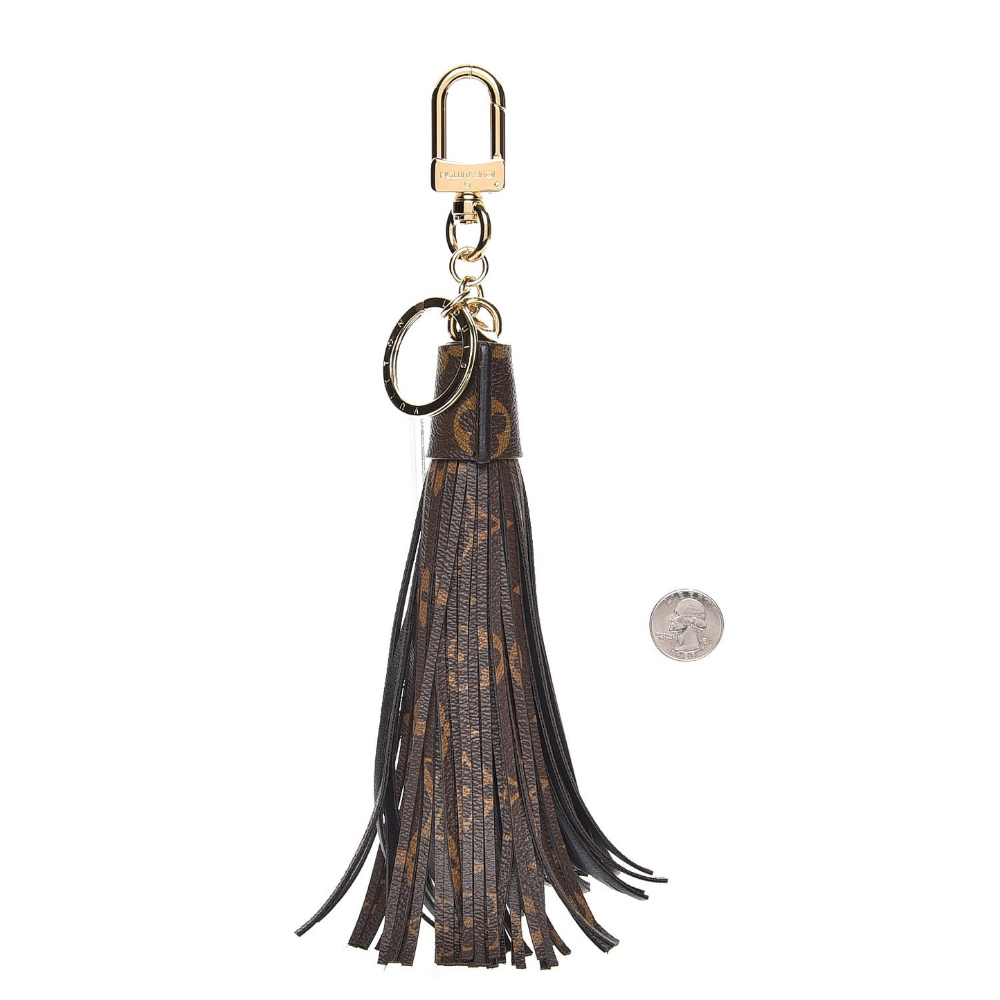 Monogram Tassel Bag Charm