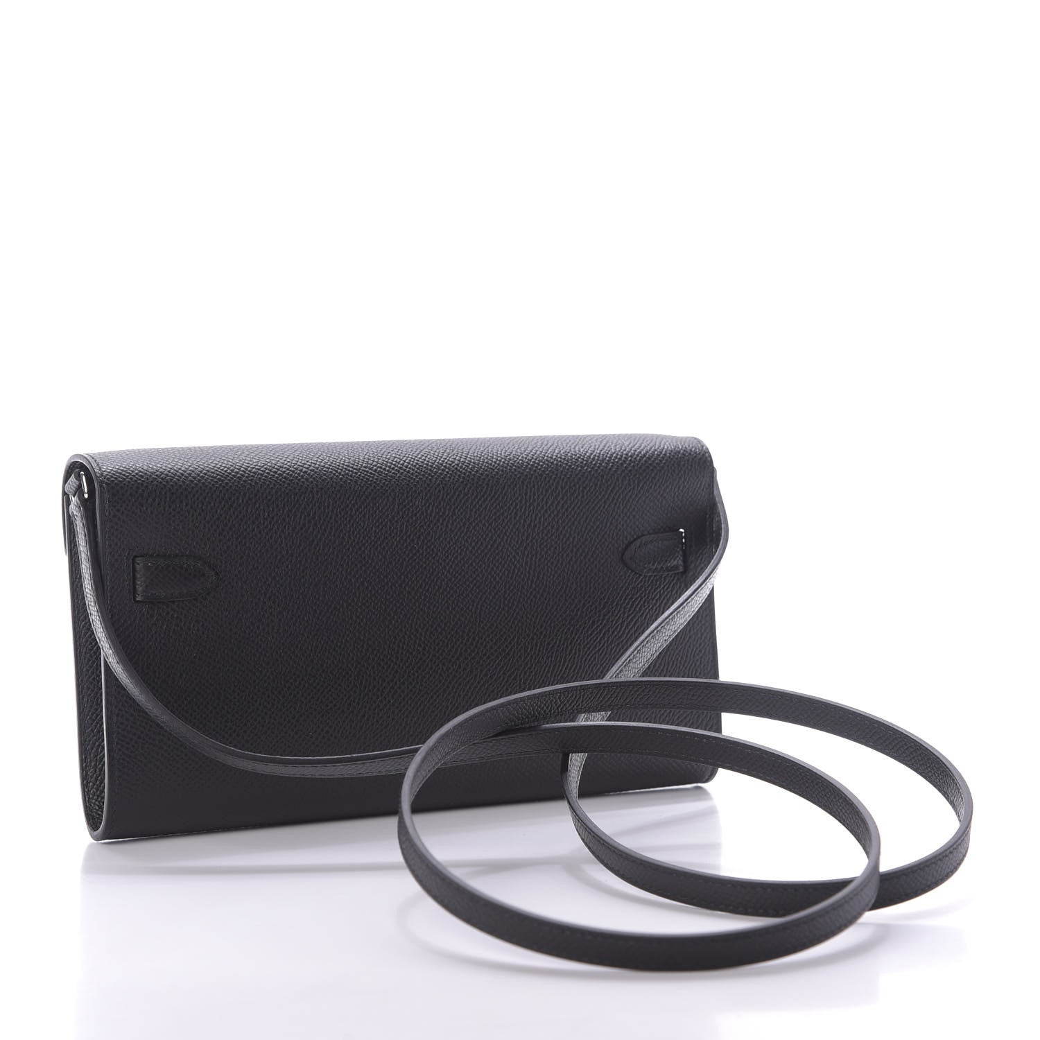 Hermes Epsom Kelly Wallet To Go Black 3 of 9
