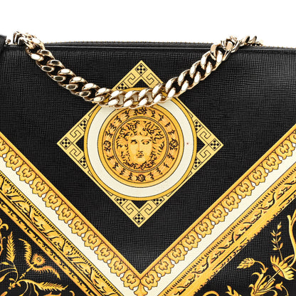 Versace Saffiano Baroque Print La Medusa Crossbody Black 7 of 10