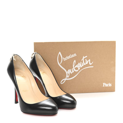 Christian Louboutin Nappa Very Gemma 100 Pumps 35 Black 9 of 9