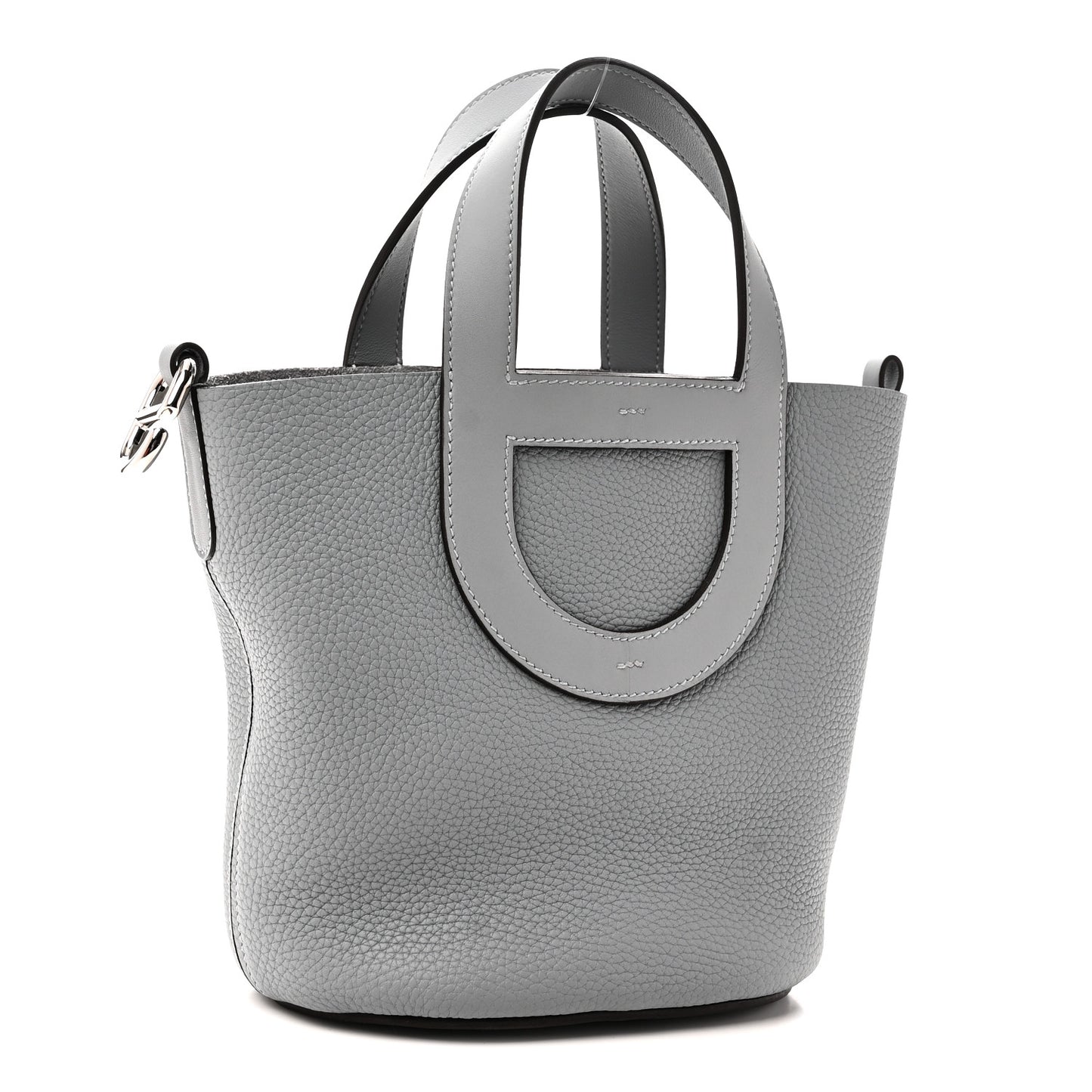 Taurillon Clemence Swift In-The-Loop 18 Bag Gris Pantin