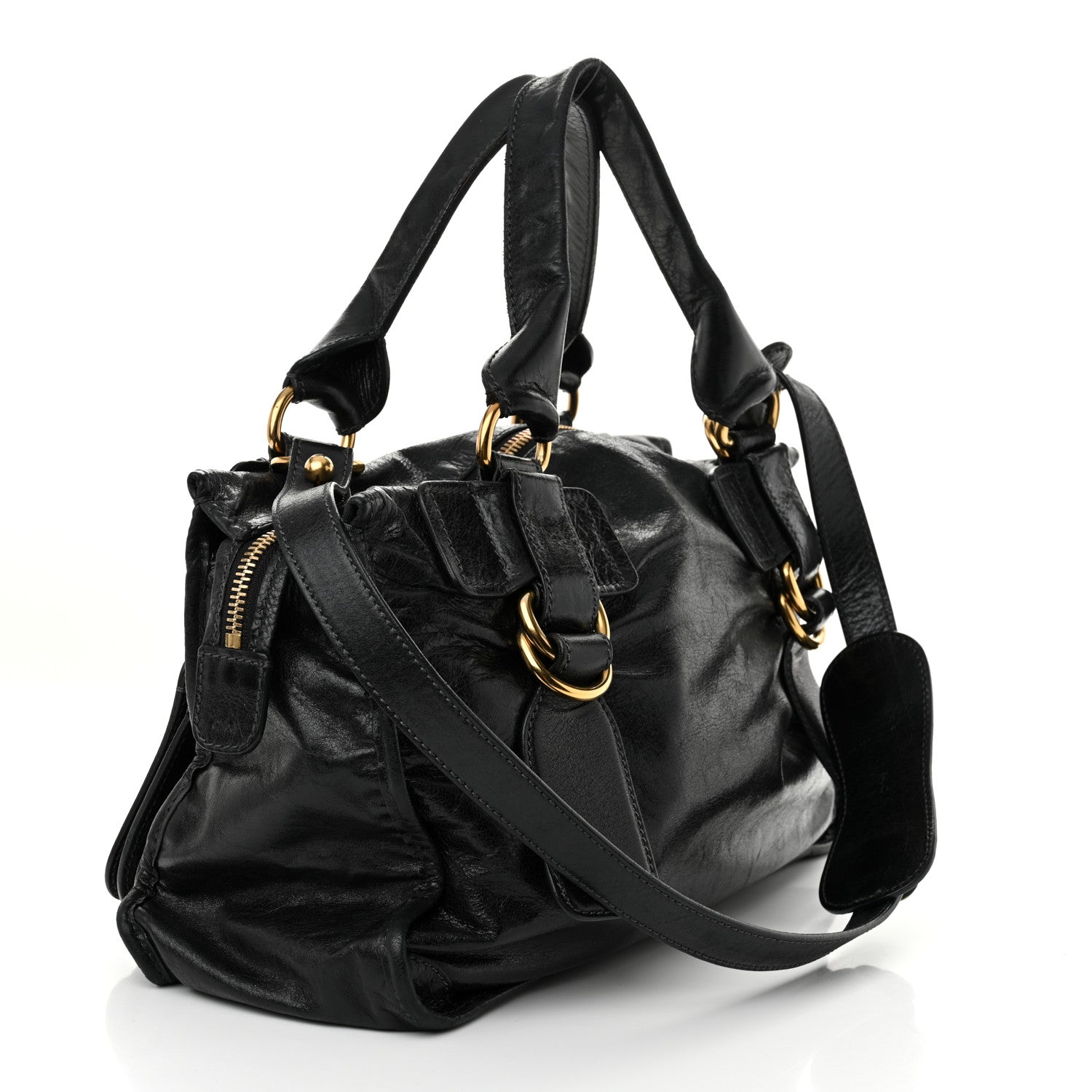 Chloe Calfskin Large Bay Tote Black 3 of 15