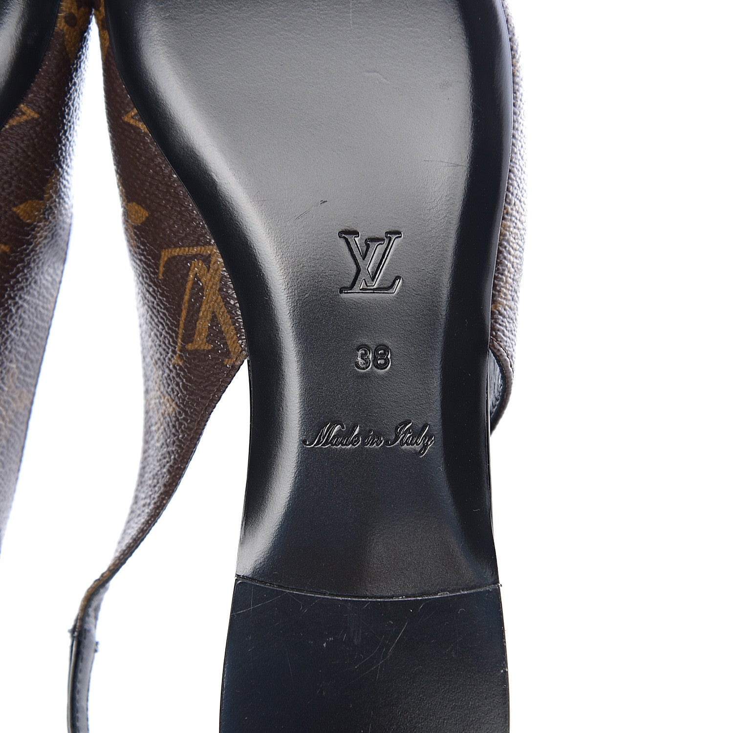 Louis Vuitton Patent Monogram Cherie Slingback Ballerina Flats 38 7 of 8