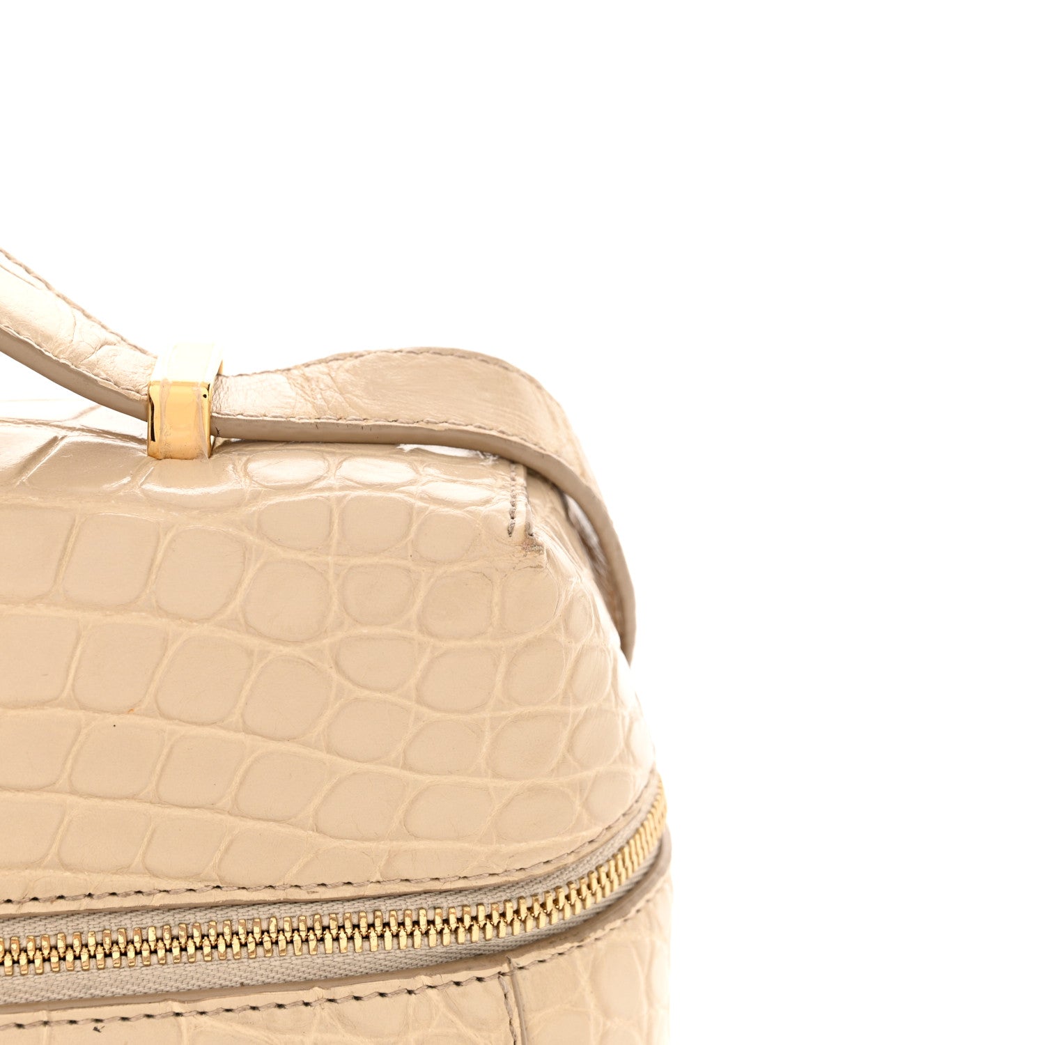 Loro Piana Alligator Extra Bag L27 Beige 11 of 13