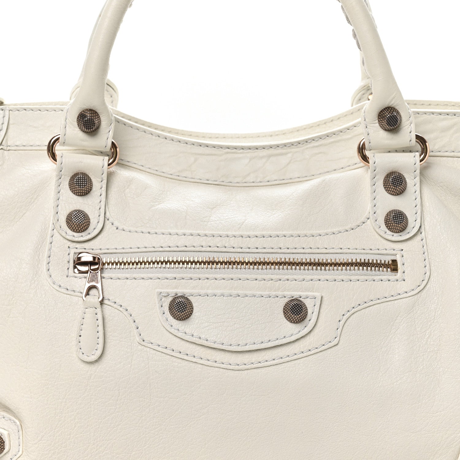 Balenciaga Agneau Giant 12 Rose Gold Hardware City White Light 8 of 10