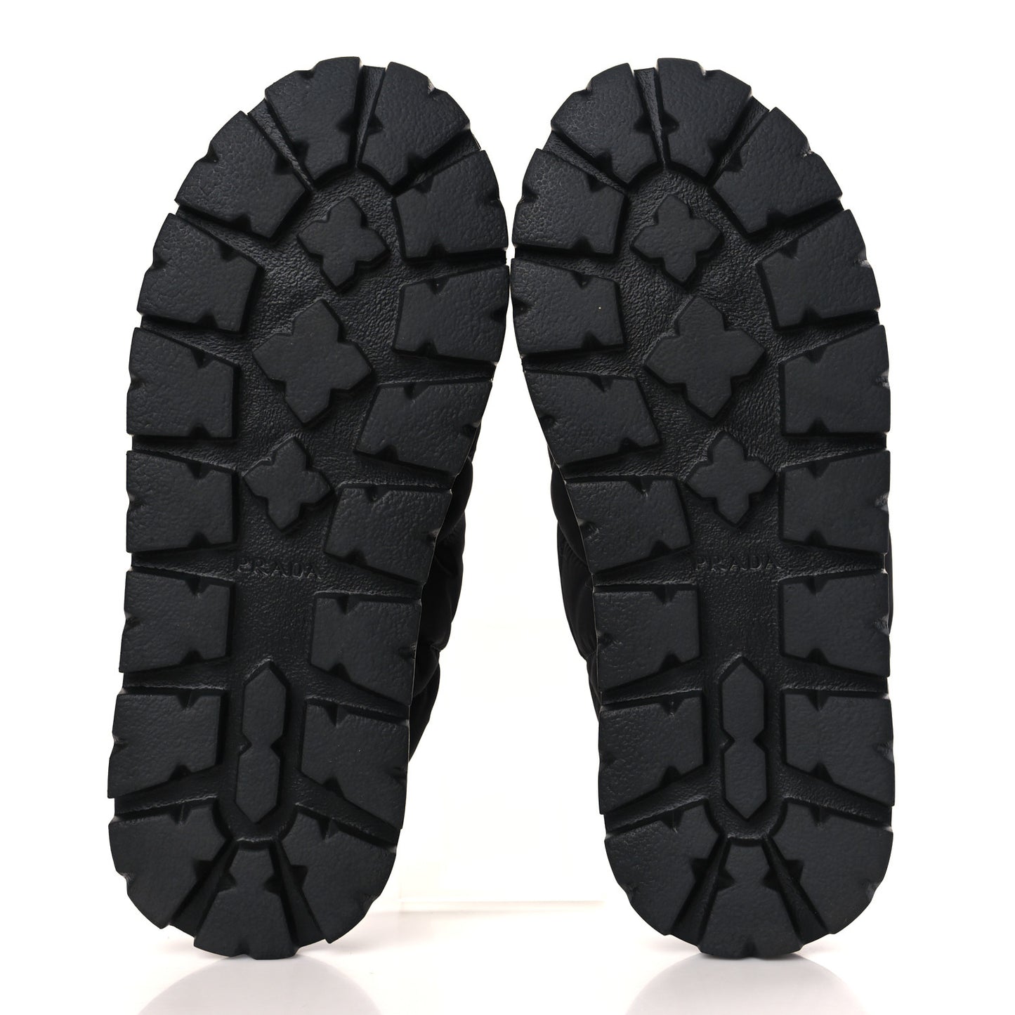 Re-Nylon Piuma Triangle Logo Padded Drawcord Rush 20mm Slippers 39.5 Black