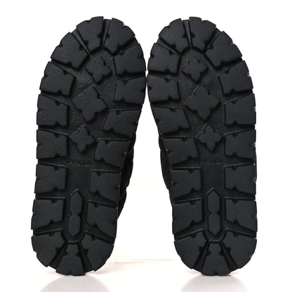 Prada Re-Nylon Piuma Triangle Logo Padded Drawcord Rush 20mm Slippers 39.5 Black 5 of 9