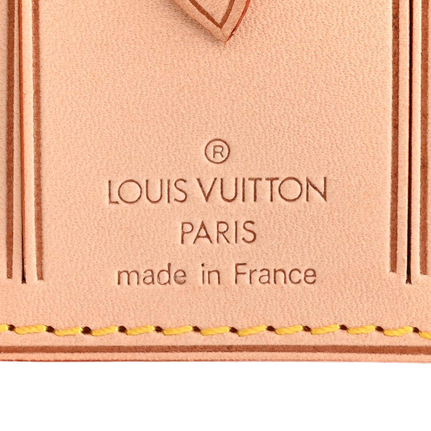 Louis Vuitton Vachetta Luggage Tag 3 of 3