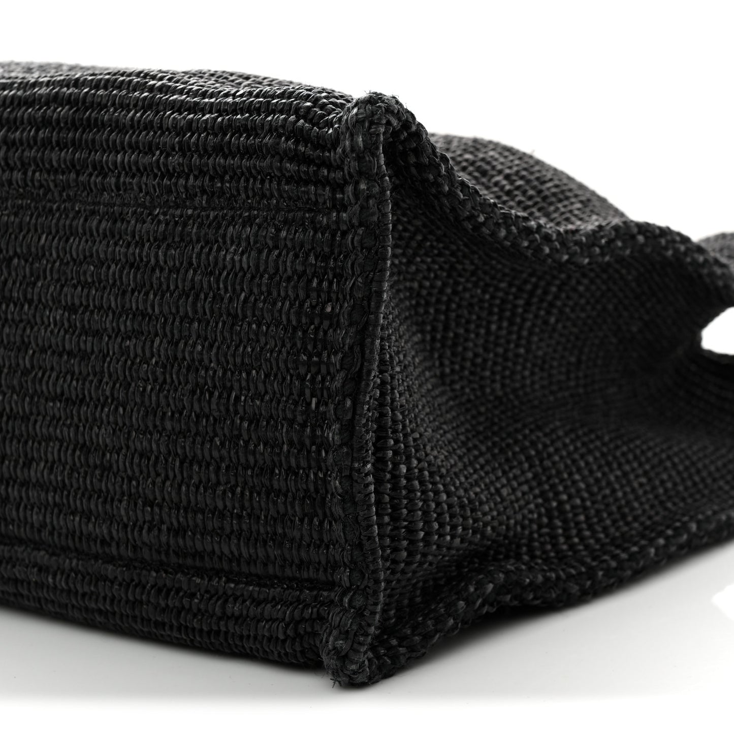 Raffia Medium G Tote Black