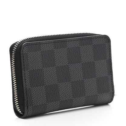 Louis Vuitton Damier Graphite Zippy Coin Purse Vertical 3 of 8