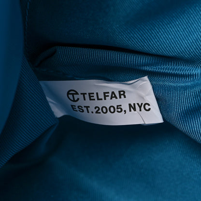 Telfar Vegan Leather Large Shopping Bag Cyan 7 of 10