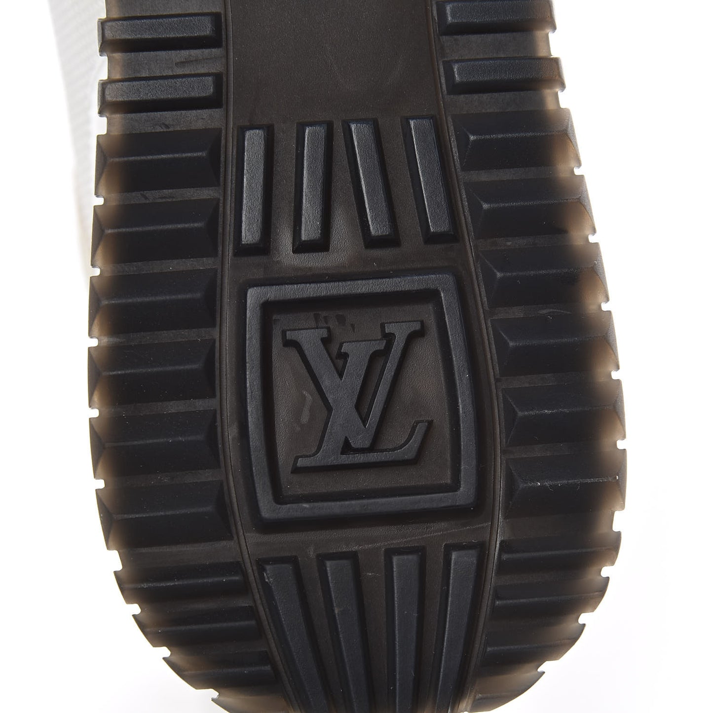 Suede Reverse Monogram Run Away Sneakers 37 White