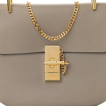 Chloe Grained Lambskin Drew Shoulder Bag Motty Grey 7 of 9