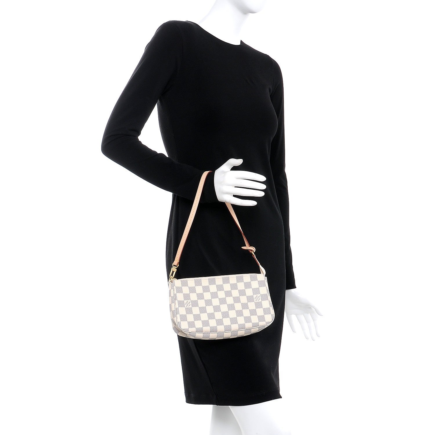 Louis Vuitton Damier Azur Pochette Accessories NM 2 of 8