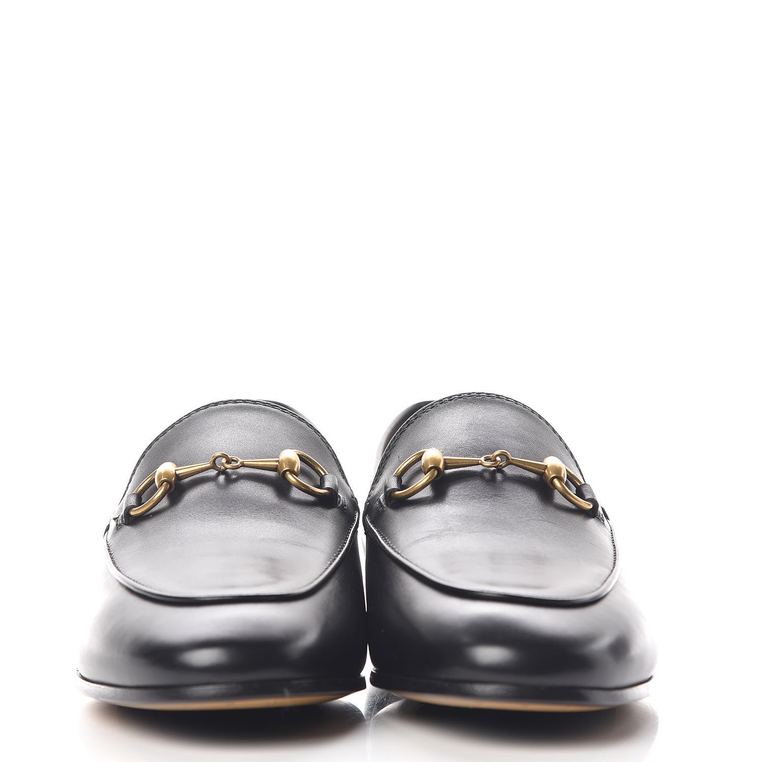 Gucci Calfskin Womens Jordaan Loafers 36 Black 4 of 8