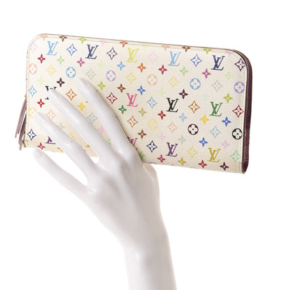 Louis Vuitton Monogram Multicolor Insolite Wallet White Litchi 2 of 12